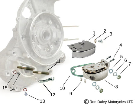 Vespa PX/T5 Selector Box Assembly