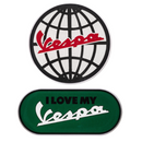 Vespa 80th Globo Patch Set