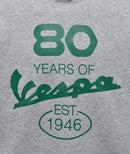 Vespa 80th Hoodie - Grey Merlange