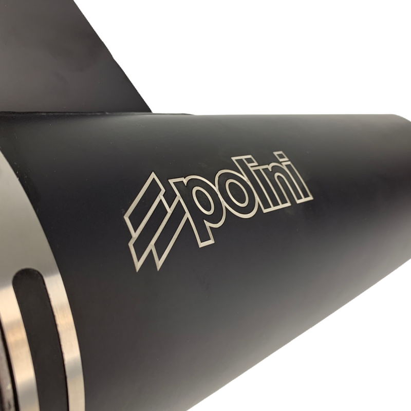 POLINI Vespa GTS 300, GTV 300 Euro 4 Sport Exhaust Aluminium Black (Without Catalytic Converter)