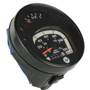 RD Original Vespa Speedometer (Since 2001 ) PX125, PX150, PX200 - Black Edition