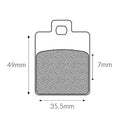 Piaggio Vespa PX Hengtong (2011-2017) Piaggio MP3, Liberty, Zip Front Brake Pads